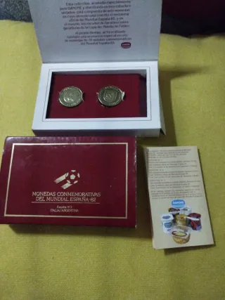 Monedas Conmemorativas Mundial España 82 Danone