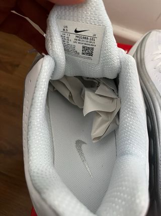 Nike Shox R4 Plata/Blanco Talla 42