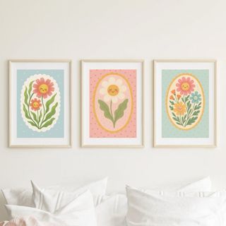 Poster Decorativo A4 Fiori