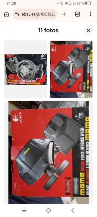 Volante Logitech MOMO Force Feedback