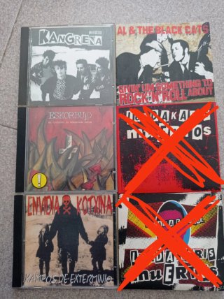 Lote CDs Punk Rock