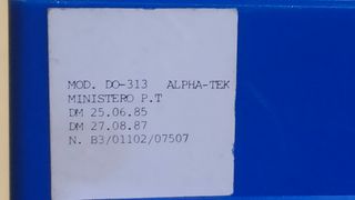 Alpha-Tek DO-313 Rara Radio vintage Am/Fm 1985