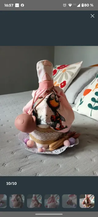 Tarta de pañales bebé