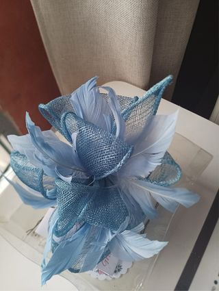 Vestido de madrina Sonia Peña celeste