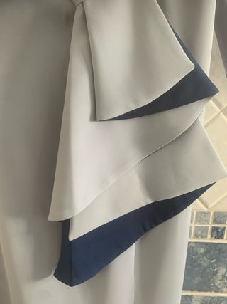 Vestido de madrina Sonia Peña celeste