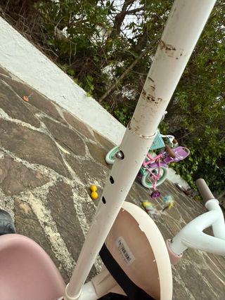 Triciclo Smoby Bebe con mango empujar