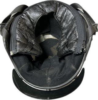 Casco Moto Antiguo Policía Nacional.