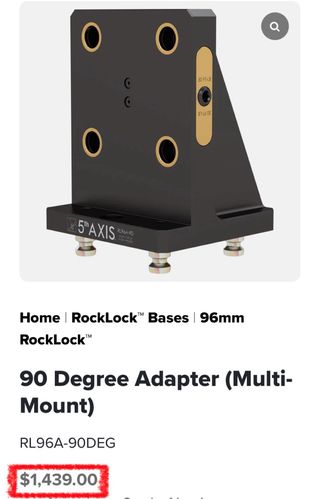 Escuadra 5 Axis 90º RL96A-90r