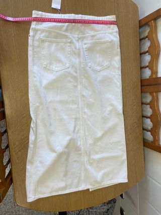 Pantalón blanco recto mujer Talla L