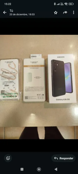 Samsung Galaxy A36 5G Negro Precintado