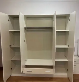 Nuevos armarios ártico y blanco