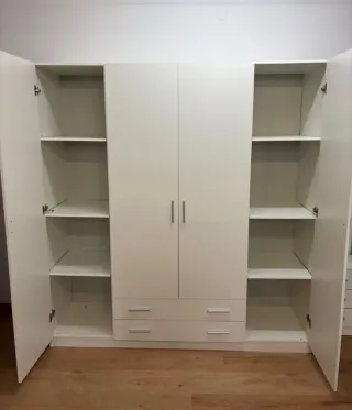 Nuevos armarios ártico y blanco