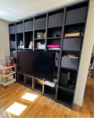 Mueble TV (6 Estanterías Billy Ikea)