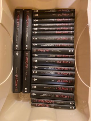 Coleccion de 22 libros de j.r.r.tolkien