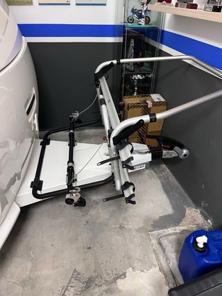Portabicicletas Thule caravana