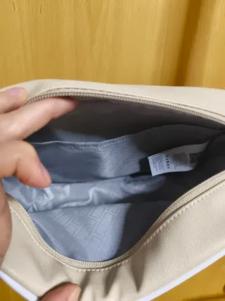 Bolso bandolera Puma beige y blanco