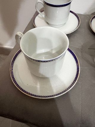 Set 3 Tazzine Caffè Porcellana Blu