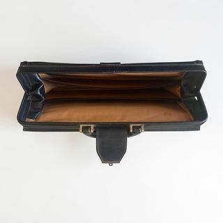 Valigetta Vintage Pelle Nera – Made in Italy