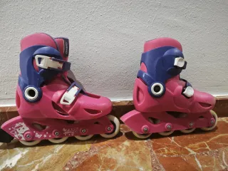 Patines Oxelo rosas y morados