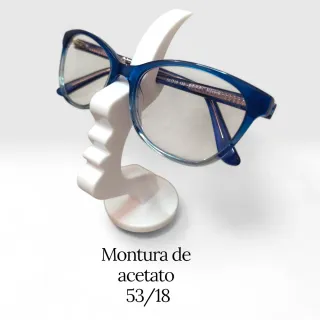 Gafas Montura Acetato Azul 53/18