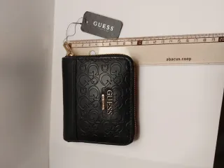 Cartera Guess Negra con Logo GG