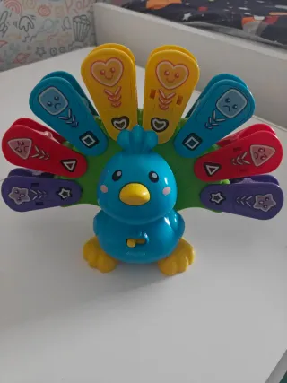 Pavo Real Juguete Educativo Formas y Colores