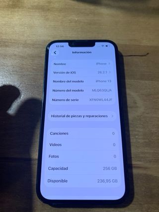 iPhone 13 256 GB Libre iCloud