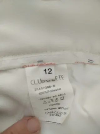 Camisa y pantalón de comunión de niñ