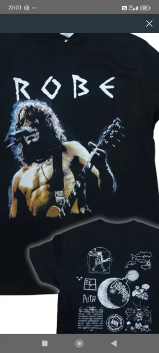 Camiseta Robe Talla xs