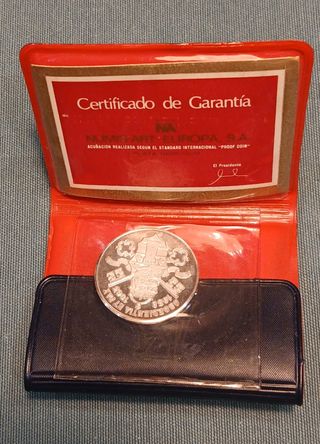 Moneda Conmemorativa  Papa Juan XXIII, plata