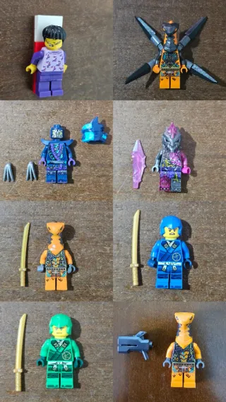 Lote LEGO Ninjago, Marvel e DC