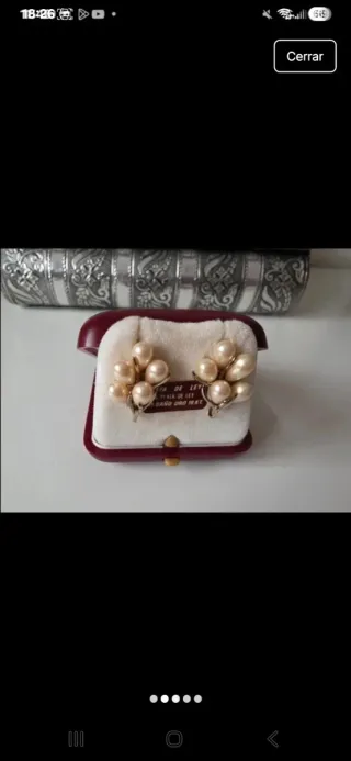 Collar y Pendientes Majorica Perlas  Negociable