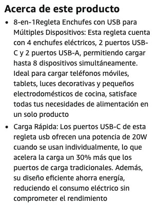 Regleta Enchufes empotrable para mesa USB PD QC3.0