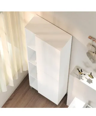 Armario Baño Blanco Madera