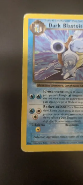 Carta Pokemon Dark Blastoise 70 PV