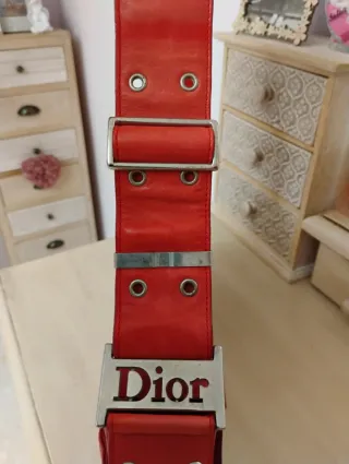 Bolso Dior Rojo Piel
