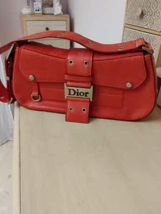 Bolso Dior Rojo Piel