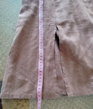 Abito uncinetto beige e marrone taglia unica
