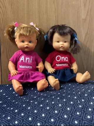 Muñecas Nenuco Ani y Ona Bebés