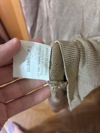 Camiseta Adolfo Domínguez Malla Dorada