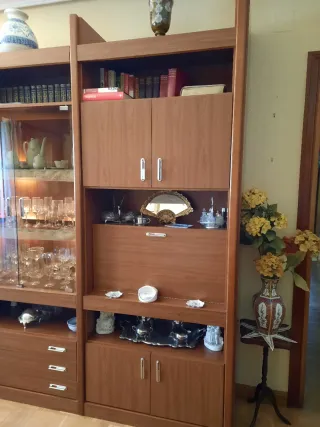 REGALO Mueble salón con vitrina