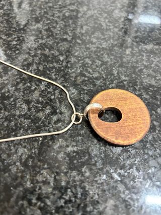 Conjunto Cristian Lay Pendientes y Colgante Madera