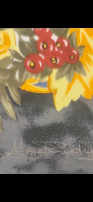 Foulard in seta con stampa uccelli