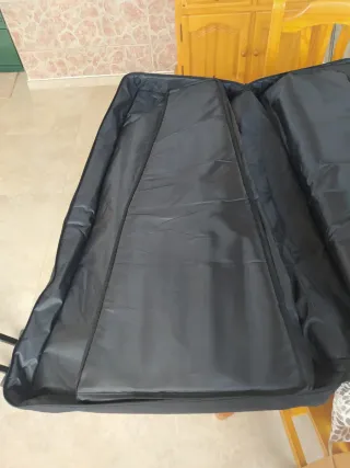 Xilófono de madera con soporte