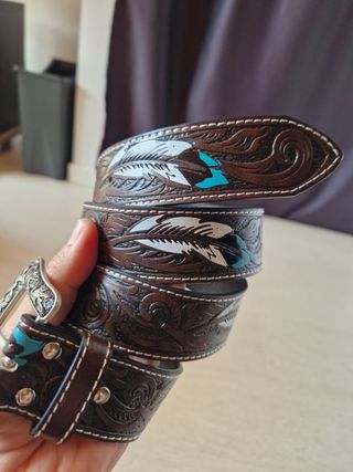 Lotto 3 Cinture Country Western Uomo Donna