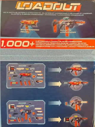 Pistola Nerf Loadout Galactic