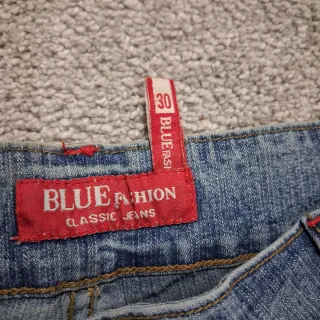 Jeans y2k Straight donna low waist washed out