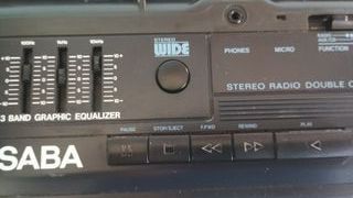 Saba RCR 588 Radio Cassette Vintage
