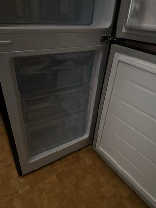 Nevera combi negra