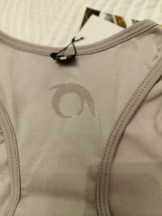 Camiseta Lurbel Running Mujer Gris hielo